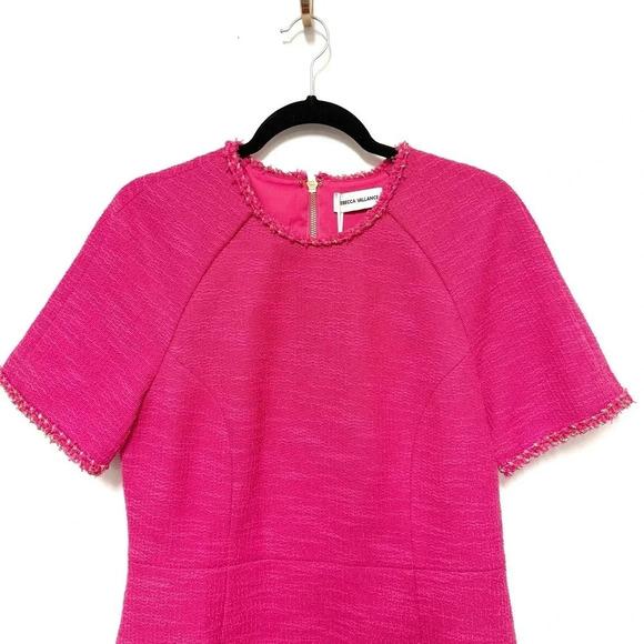 NWT $470 Rebecca Vallance Anita Boucle Mini Dress - Tweed Jackie O Preppy - Picture 3 of 12